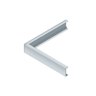 ALU-PLAN® :: Außeneckformstück AEF-G43-13-DK-F