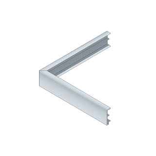 ALU-PLAN® :: Außeneckformstück AEF-G50-13-DK-F