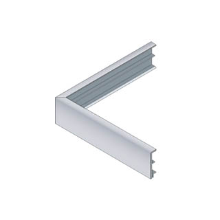 ALU-PLAN® :: Außeneckformstück AEF-G61-14-DK-E