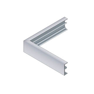 ALU-PLAN® :: Außeneckformstück AEF-G61-19-DK-E