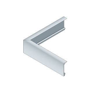 ALU-PLAN® :: Außeneckformstück AEF-G70-20-DK-F