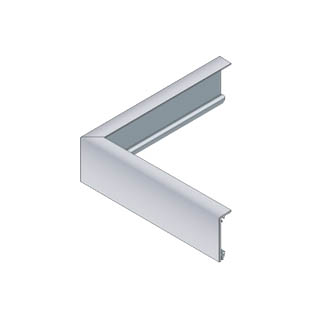 ALU-PLAN® :: Außeneckformstück AEF-G71-21-DK-E