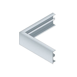 ALU-PLAN® :: Außeneckformstück AEF-G80-20-F