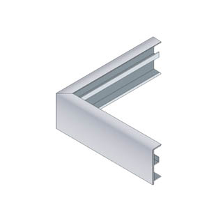 ALU-PLAN® :: Außeneckformstück AEF-G81-21-E