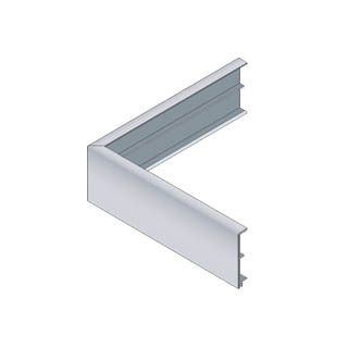 ALU-PLAN® :: Außeneckformstück AEF-G91-14-DK-E