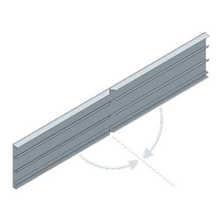 ALU-PLAN® :: Außeneckformstück AEF-X100-11-OP-ELO