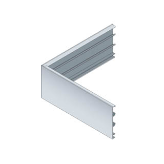 ALU-PLAN® :: Außeneckformstück AEF-X100-11-OP-F