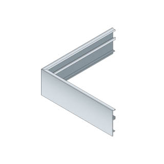 ALU-PLAN® :: Außeneckformstück AEF-X80-11-OP-F