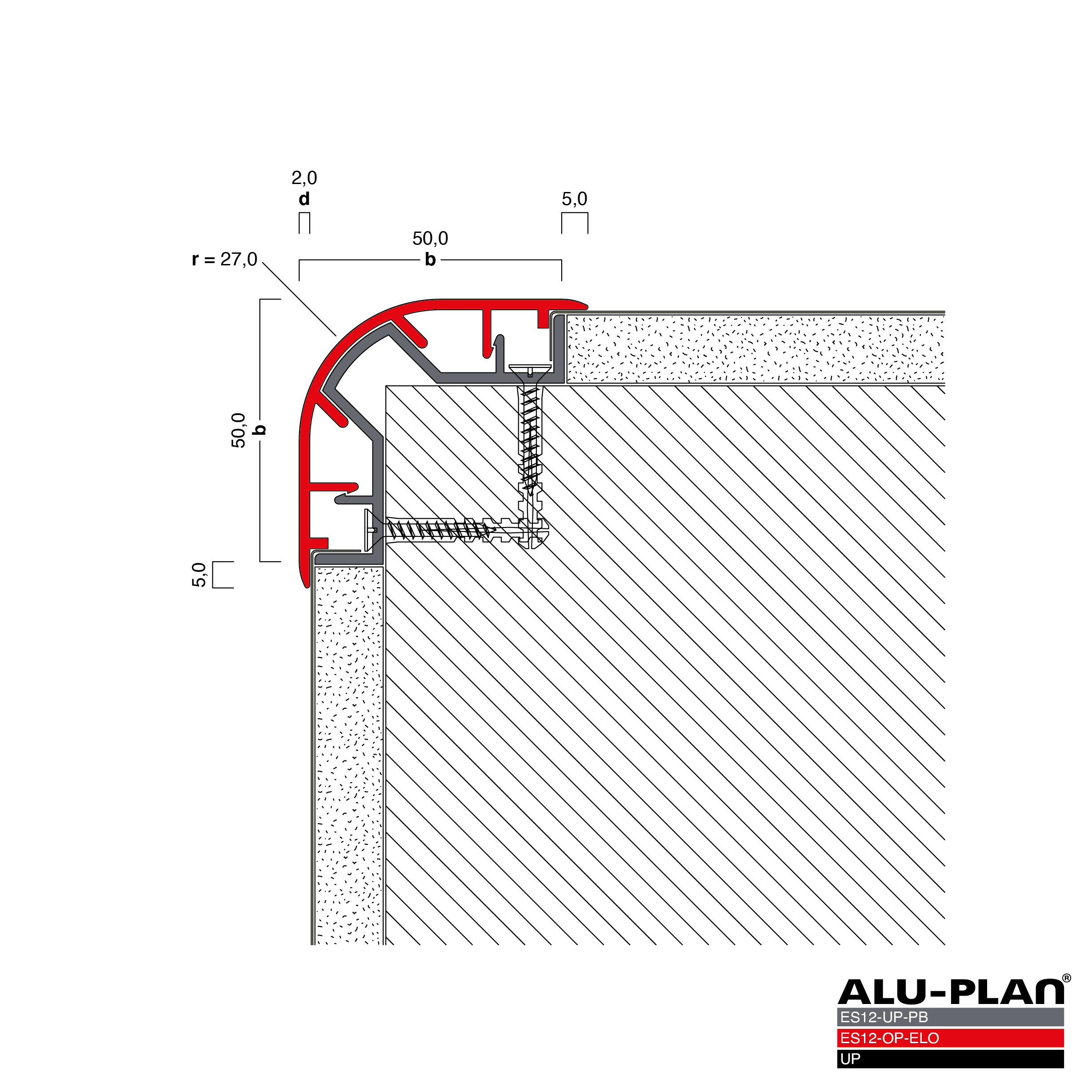 ALU-PLAN® Installation :: ES12-UP-PB-ES12-OP-ELO-UP