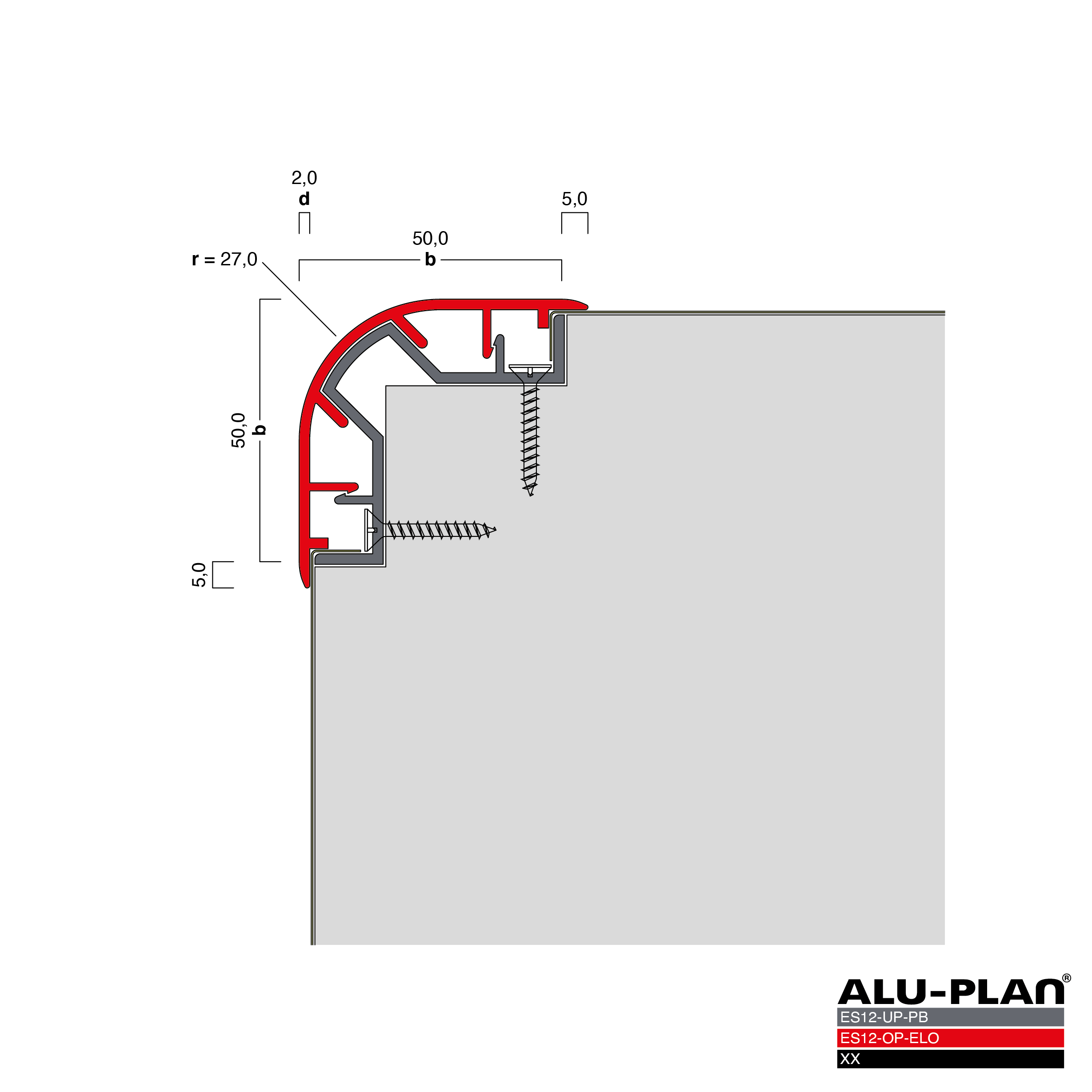 ALU-PLAN® Installation :: ES12-UP-PB-ES12-OP-ELO-XX