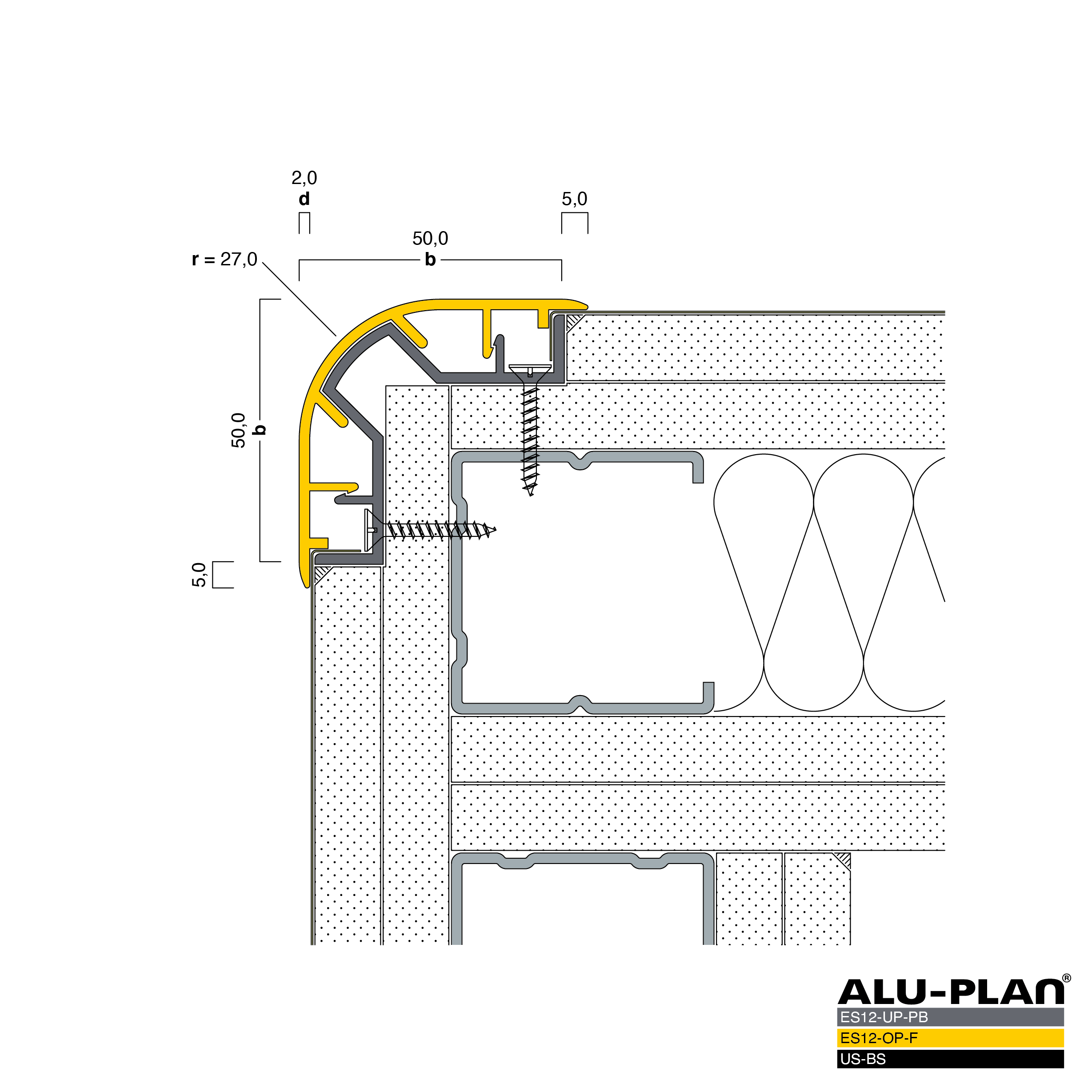 ALU-PLAN® Installation :: ES12-UP-PB-ES12-OP-F-US-BS