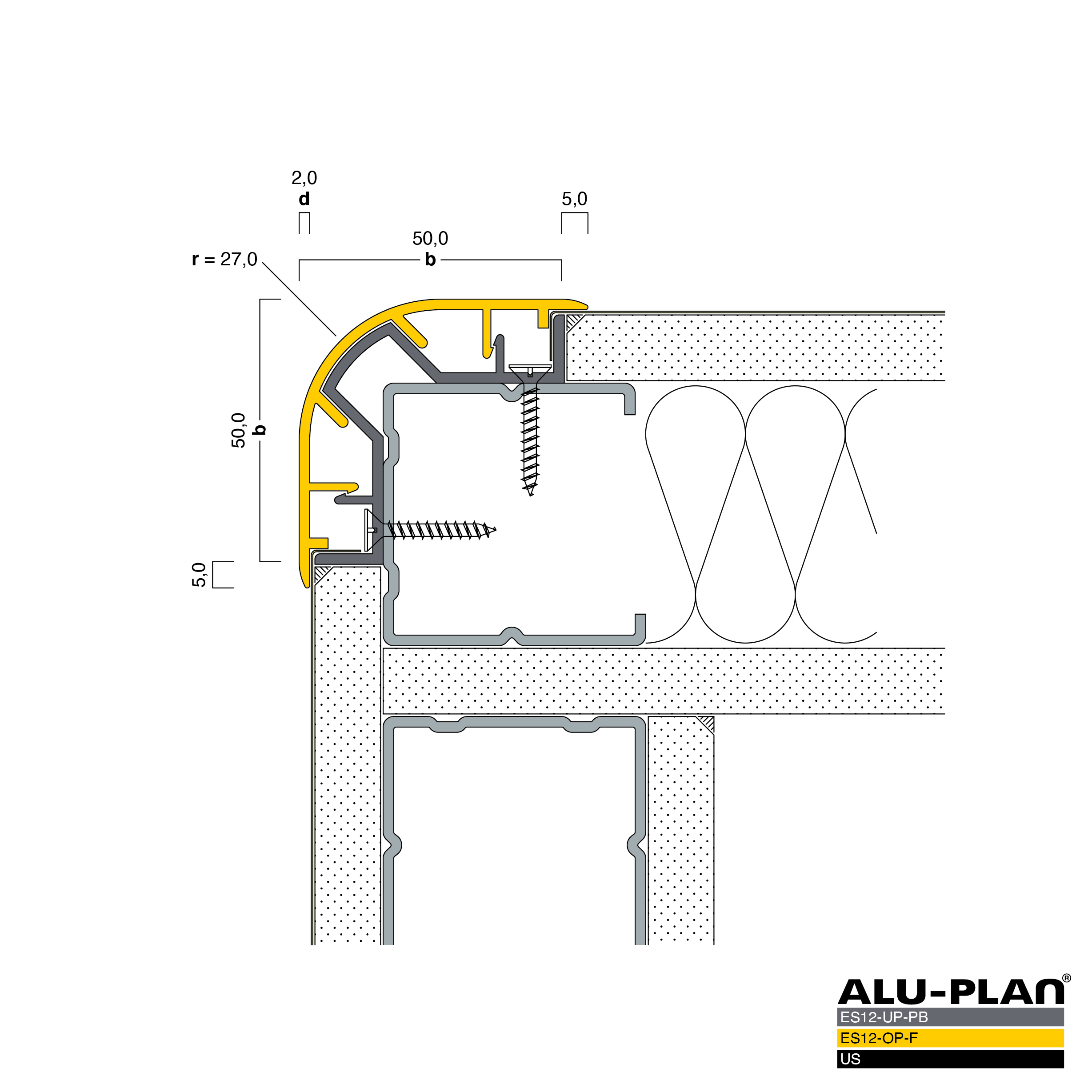 ALU-PLAN® Installation :: ES12-UP-PB-ES12-OP-F-US