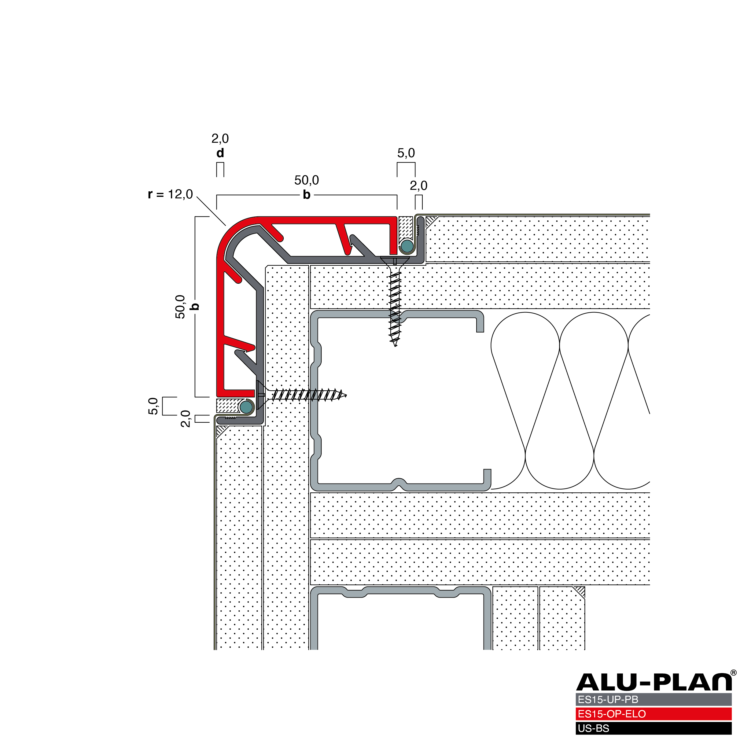 ALU-PLAN® Installation :: ES15-UP-PB-ES15-OP-ELO-US-BS