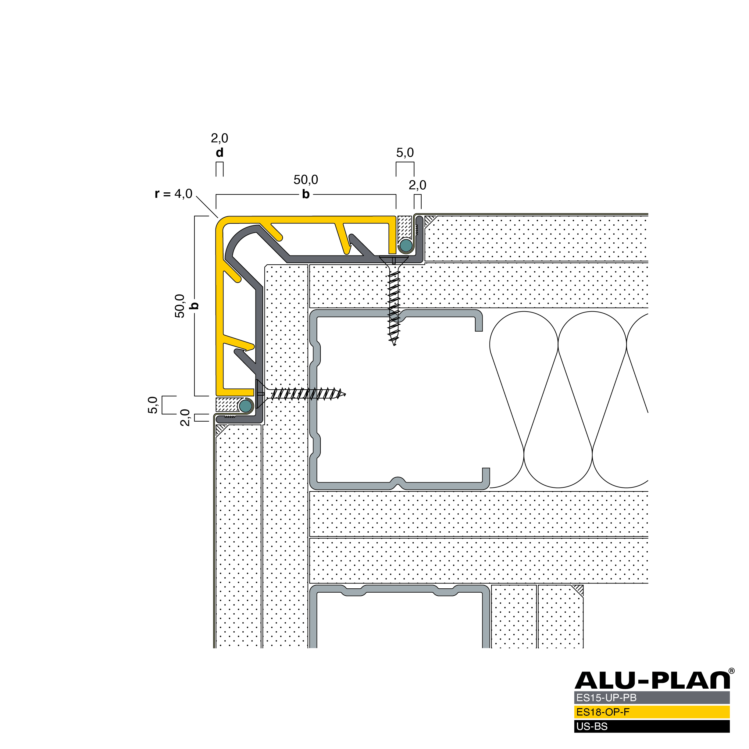 ALU-PLAN® Installation :: ES15-UP-PB-ES18-OP-F-US-BS