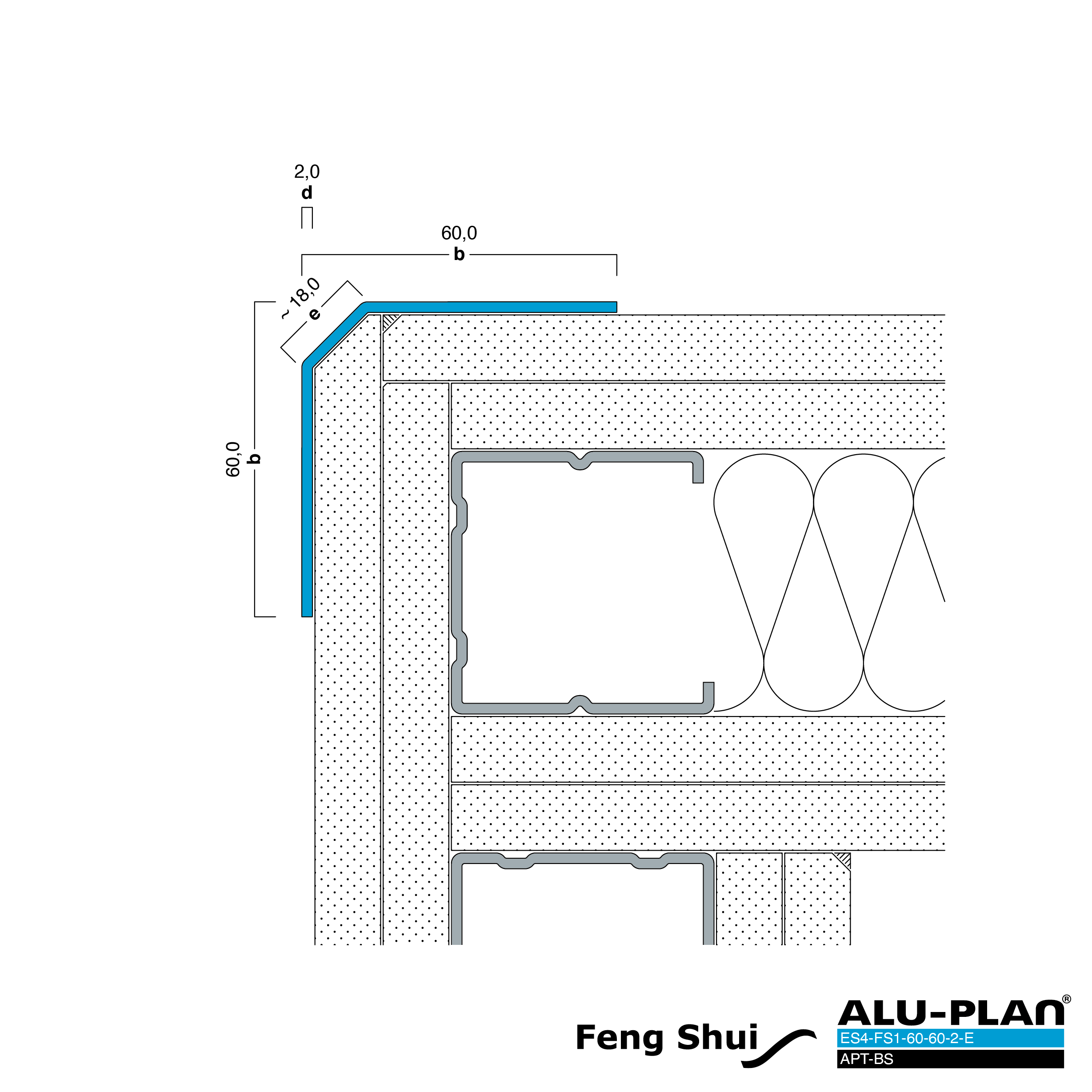 ALU-PLAN® Installation :: ES4-FS1-60-60-2-E-APT-BS