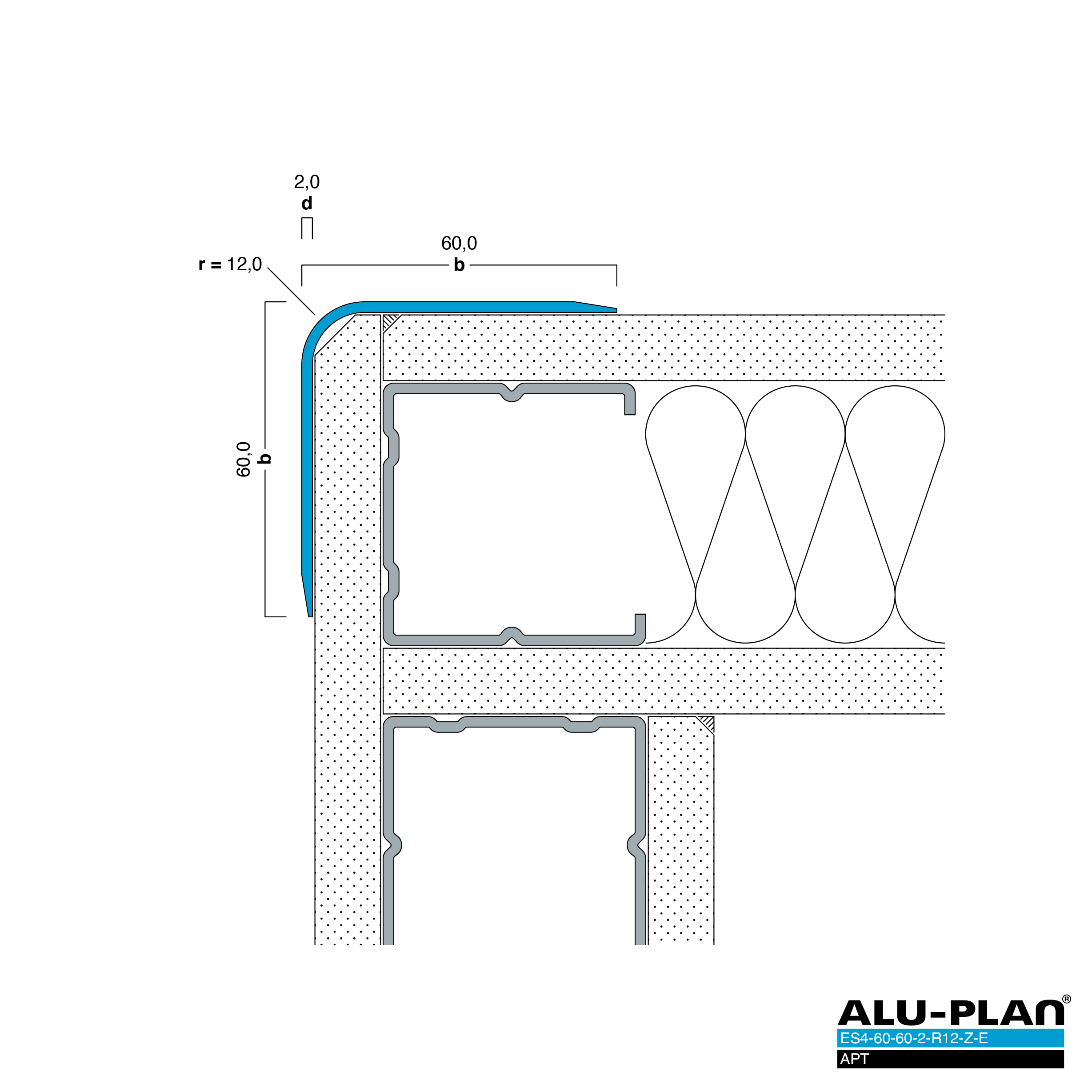 ALU-PLAN® Installation :: ES4-60-60-2-R12-Z-E-APT