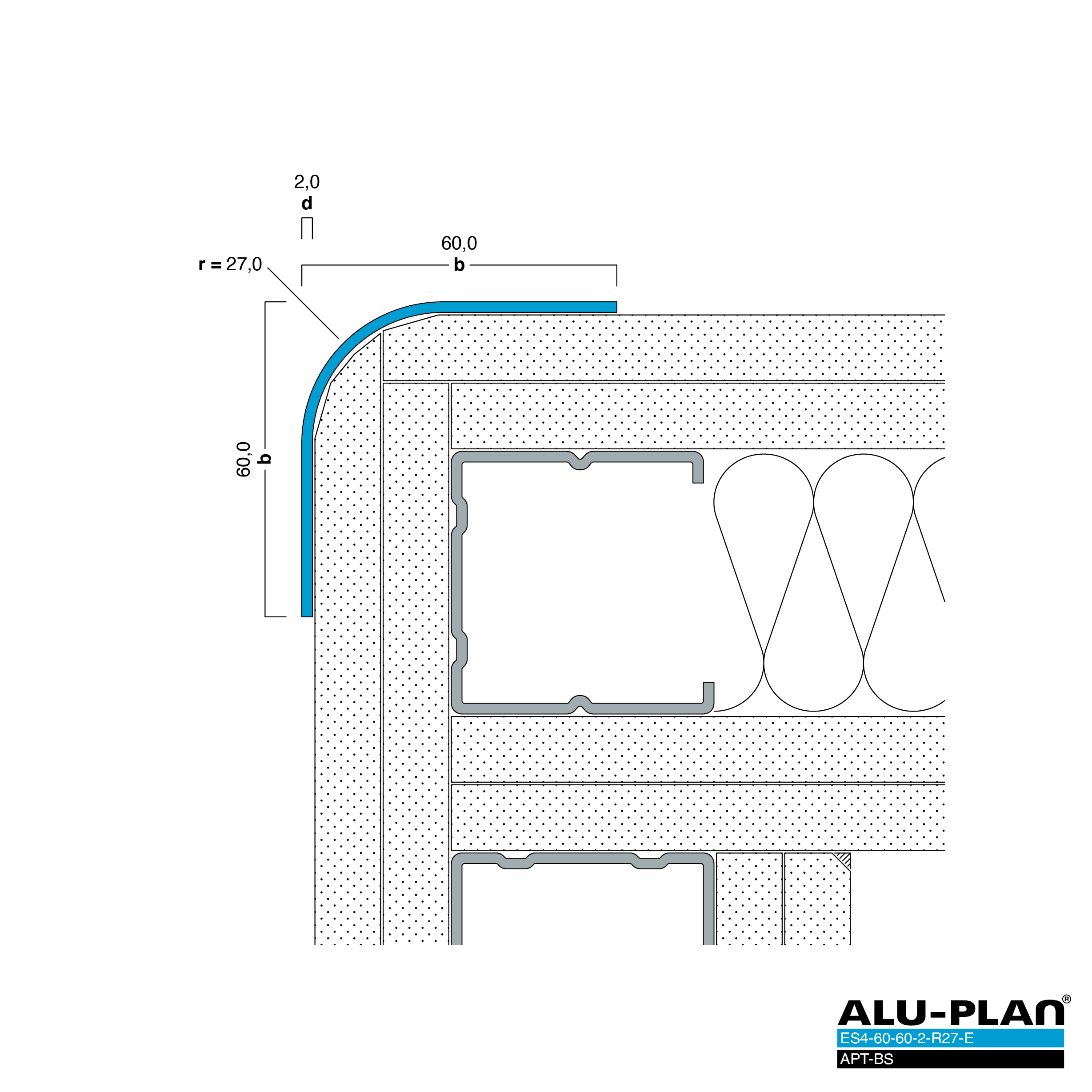 ALU-PLAN® Installation :: ES4-60-60-2-R27-E-APT-BS