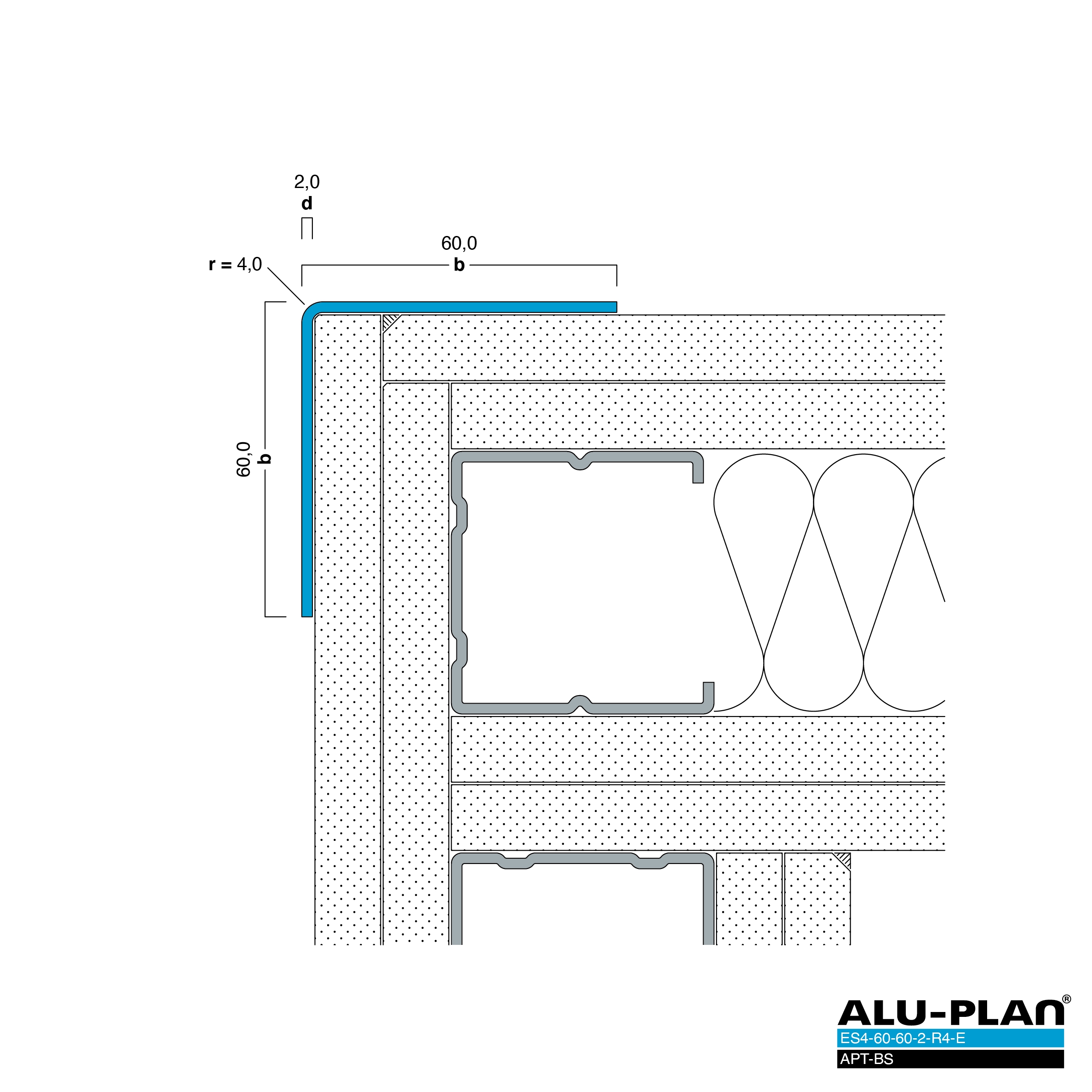 ALU-PLAN® Installation :: ES4-60-60-2-R4-E-APT-BS