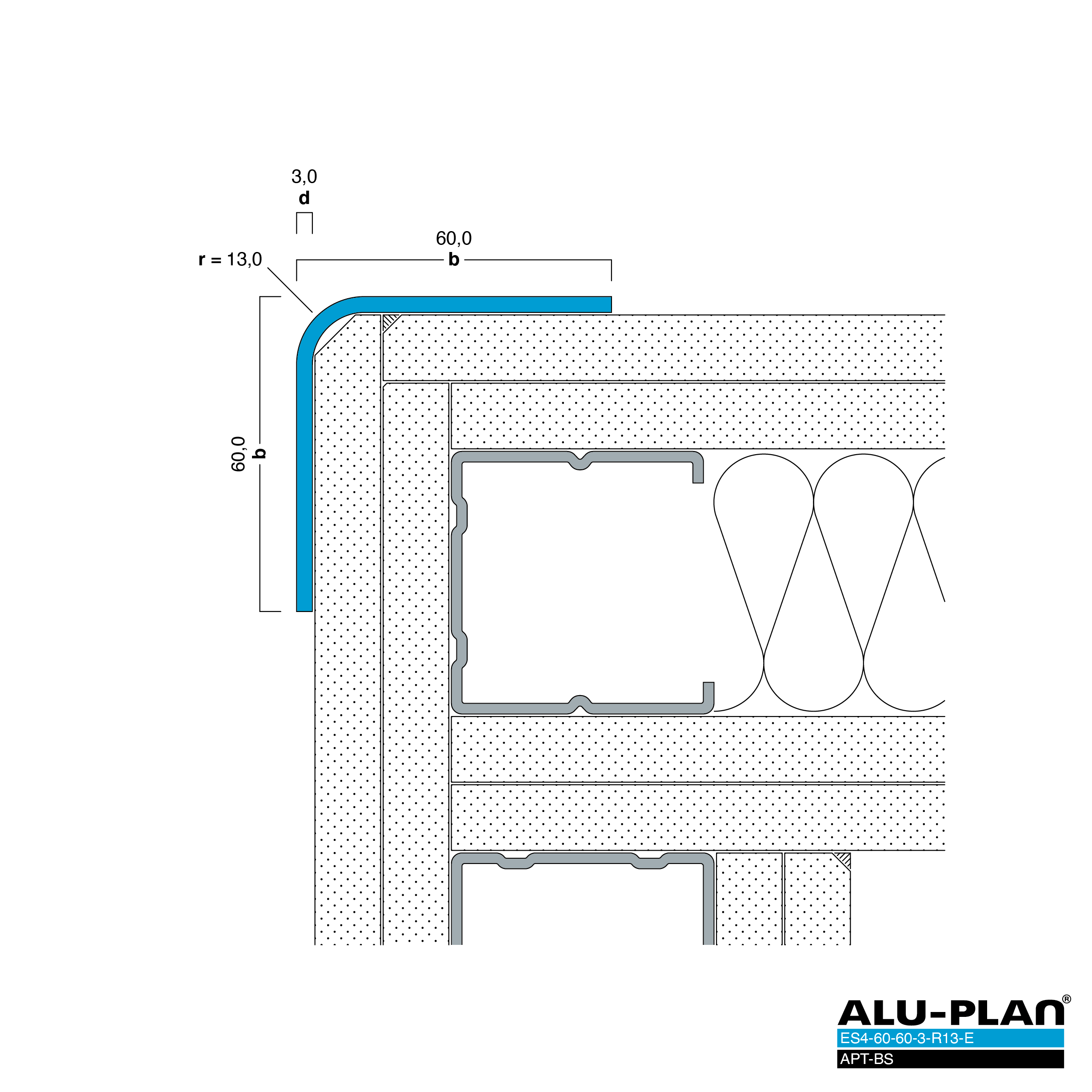 ALU-PLAN® Installation :: ES4-60-60-3-R13-E-APT-BS