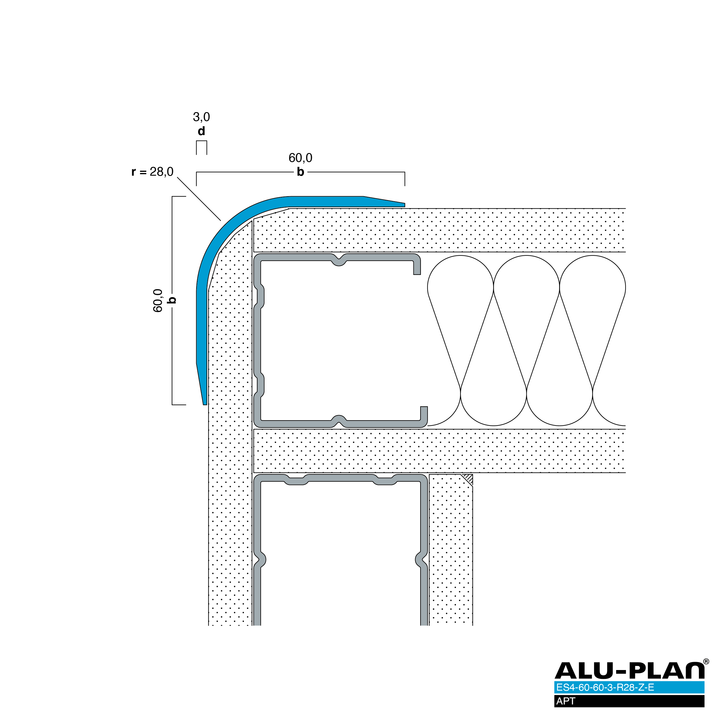 ALU-PLAN® Installation :: ES4-60-60-3-R28-Z-E-APT
