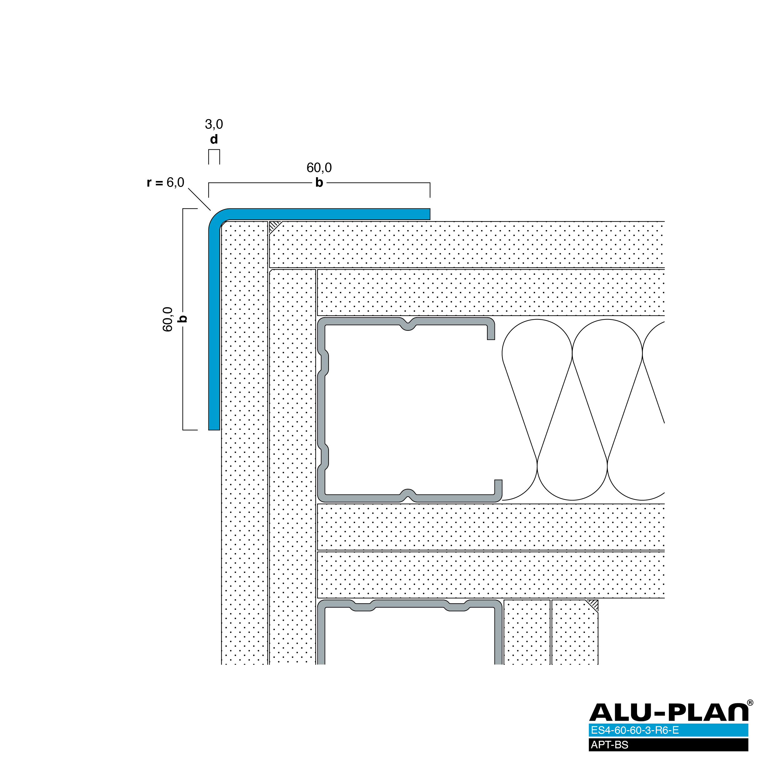 ALU-PLAN® Installation :: ES4-60-60-3-R6-E-APT-BS