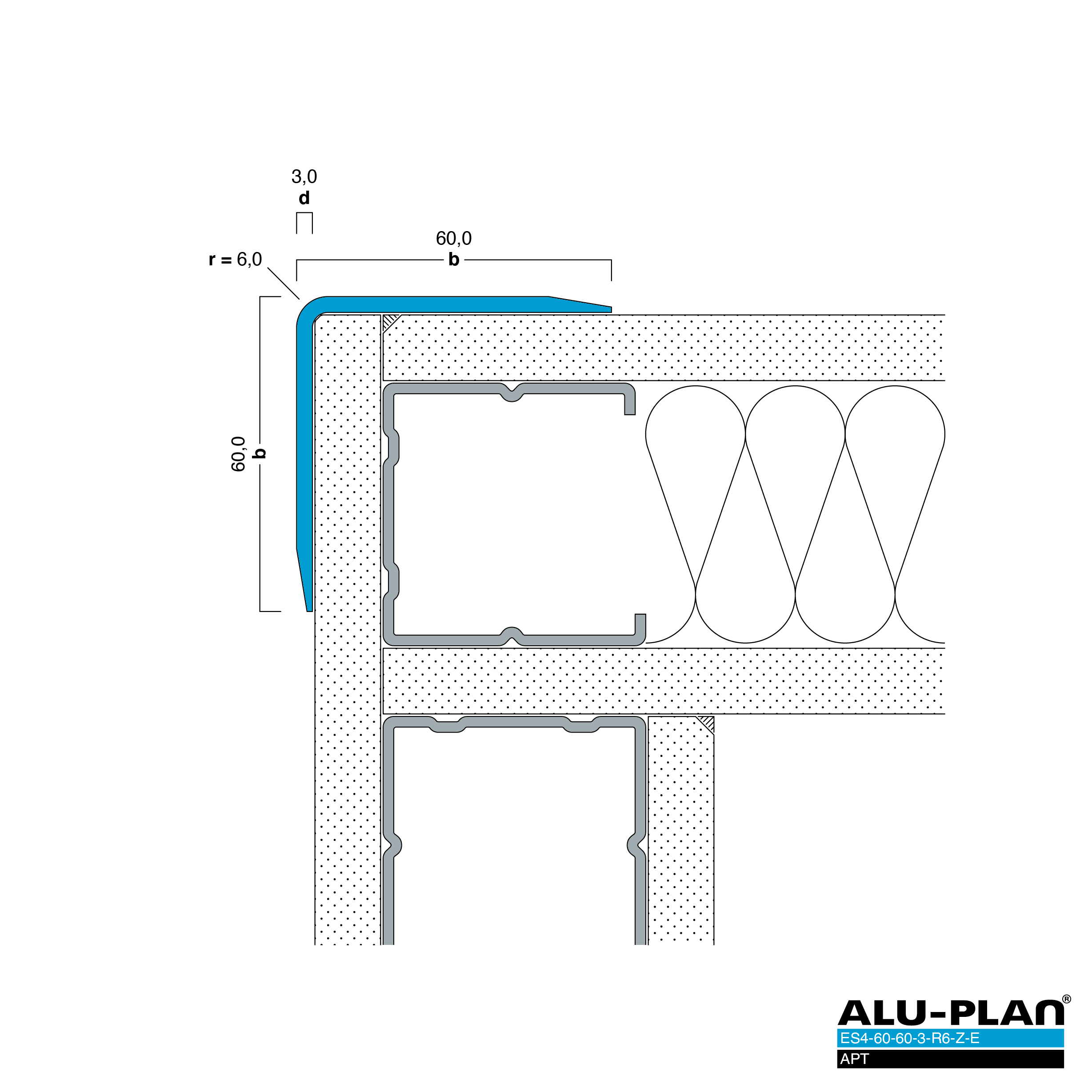 ALU-PLAN® Installation :: ES4-60-60-3-R6-Z-E-APT
