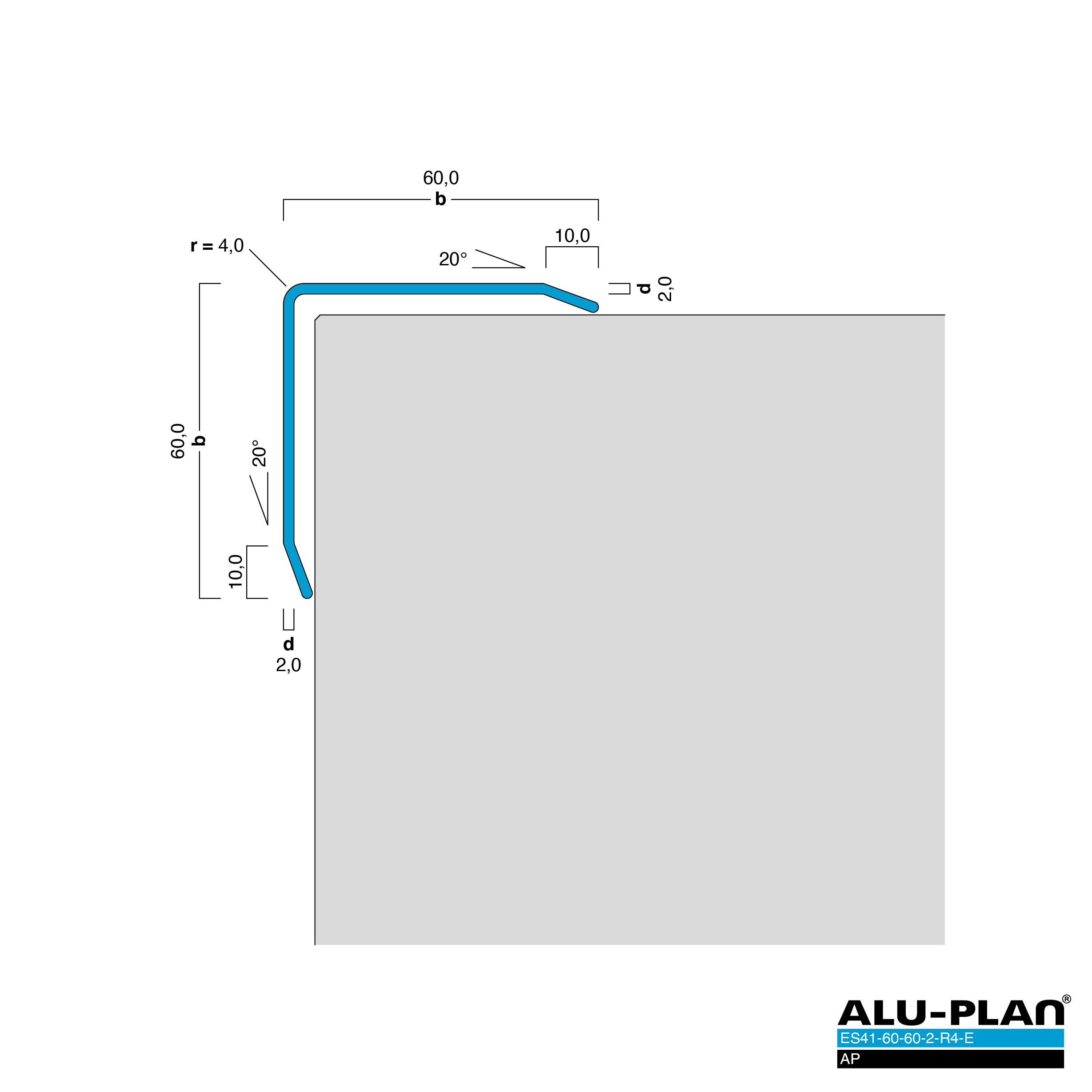 ALU-PLAN® Installation :: ES41-60-60-2-R4-E-AP