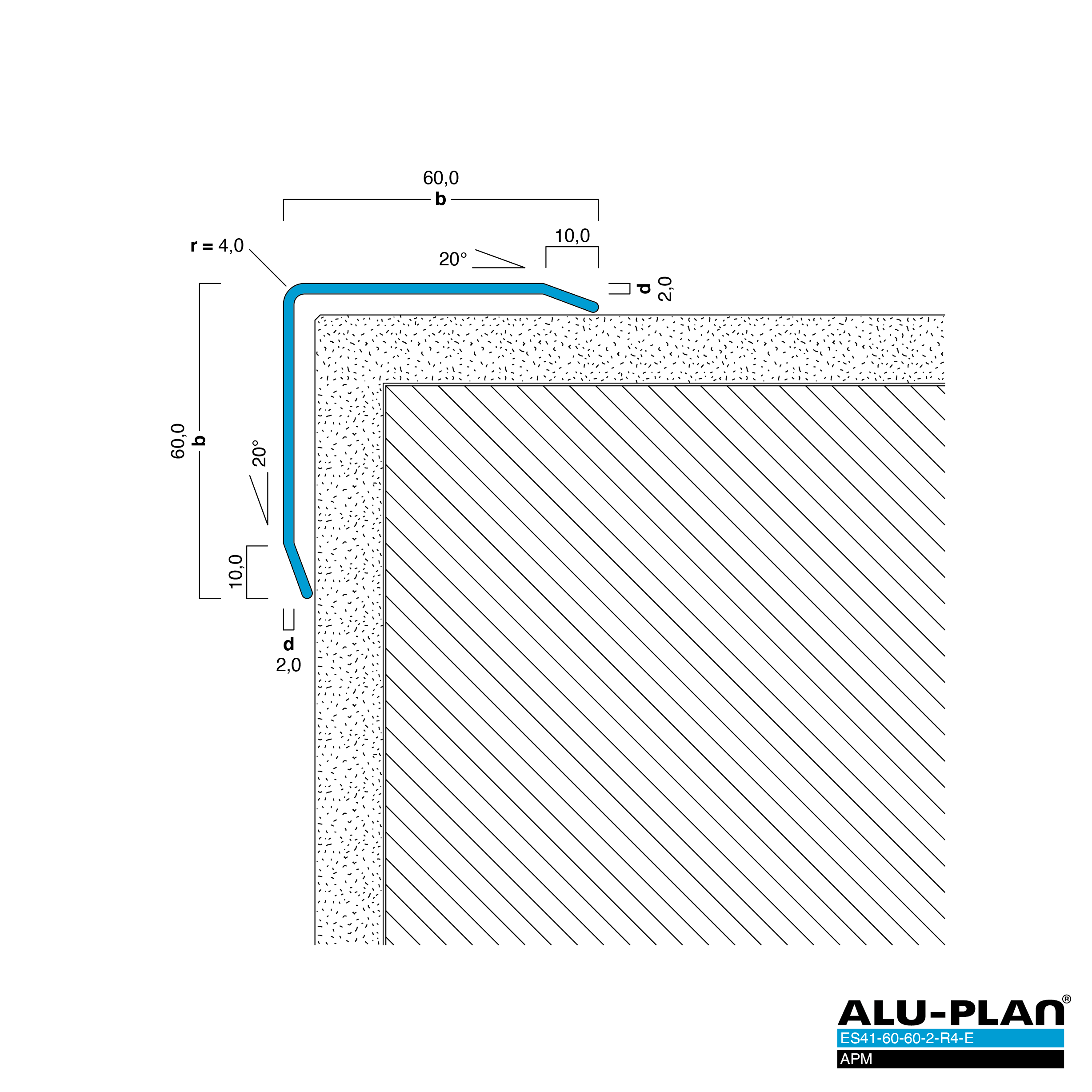 ALU-PLAN® Installation :: ES41-60-60-2-R4-E-APM
