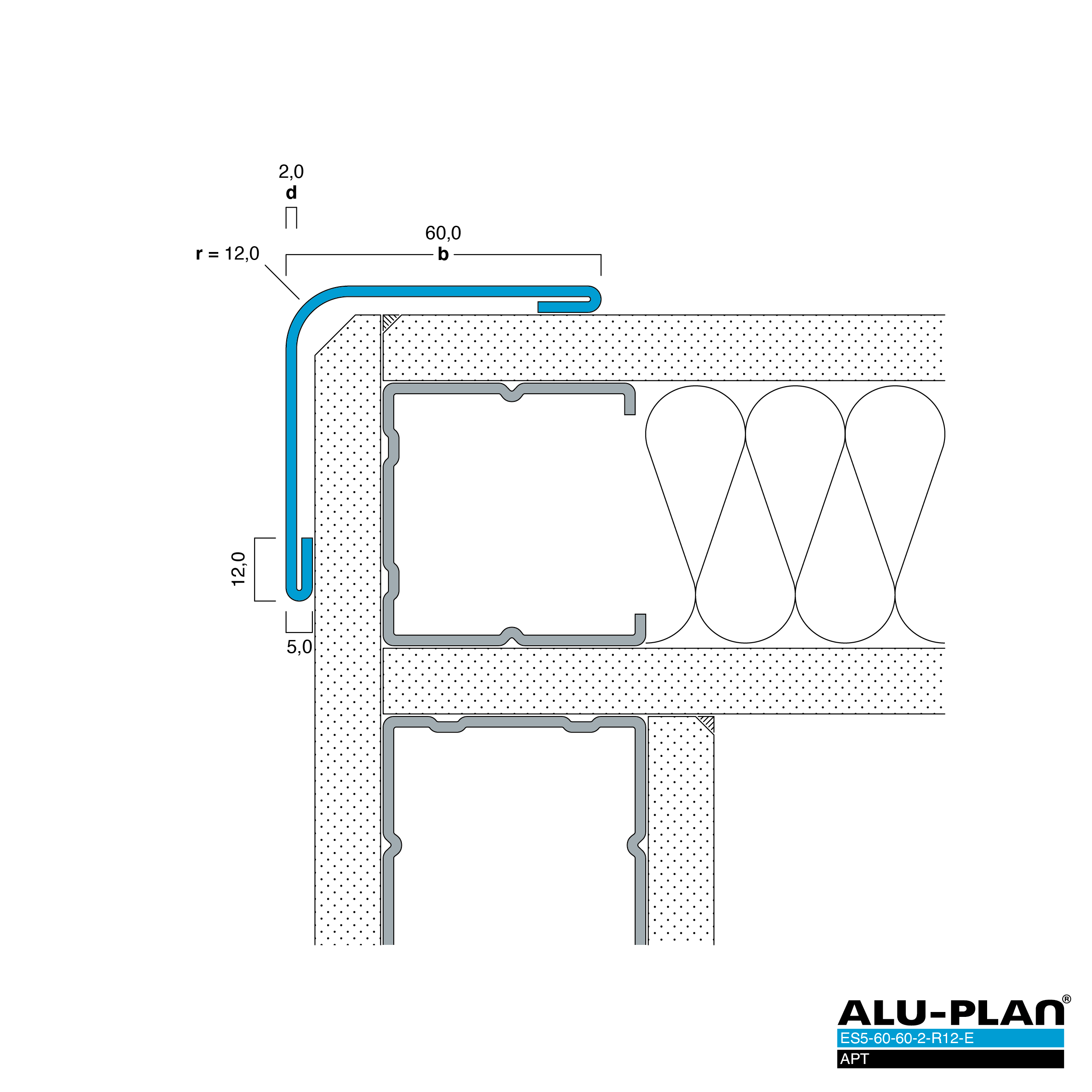 ALU-PLAN® Installation :: ES5-60-60-2-R12-E-APT