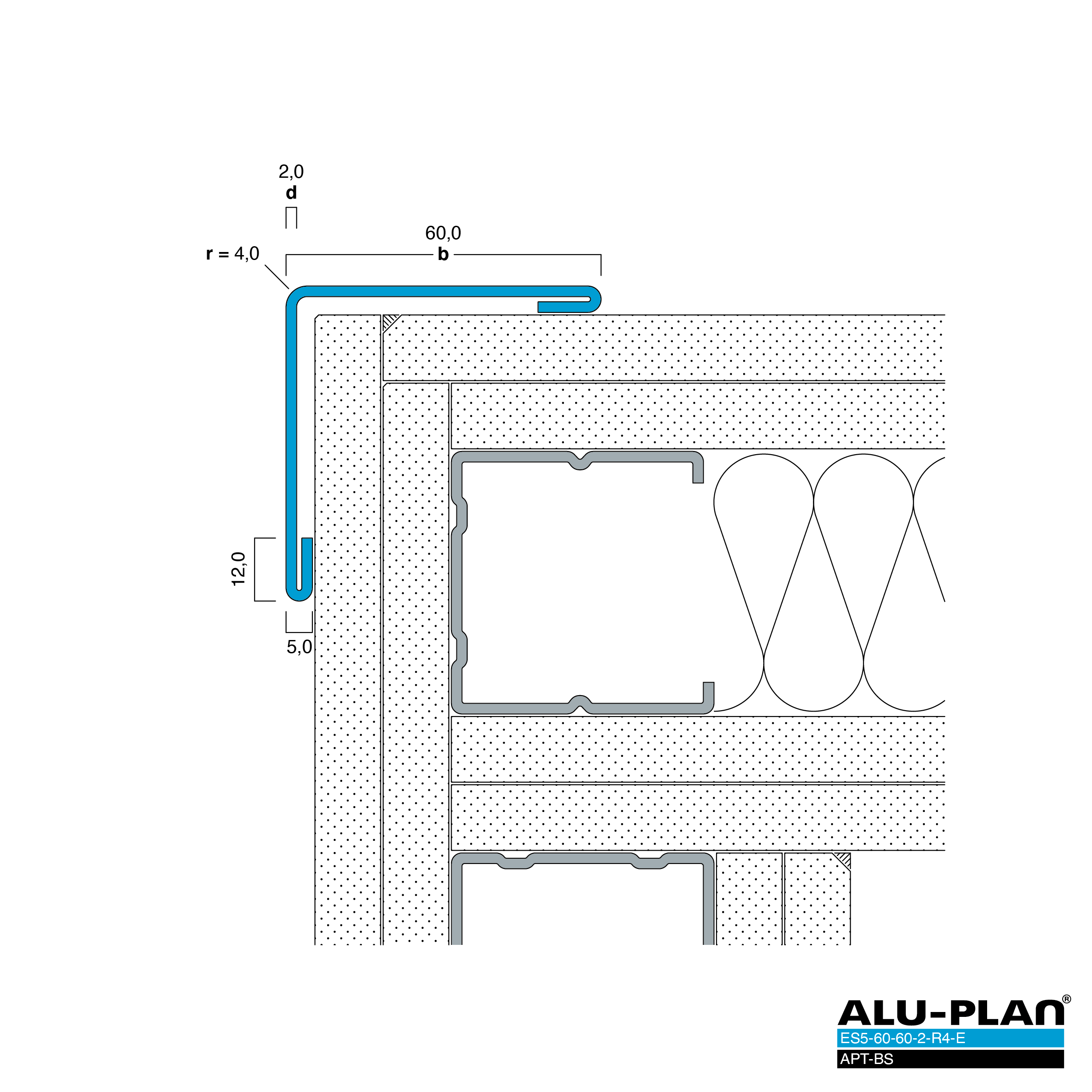 ALU-PLAN® Installation :: ES5-60-60-2-R4-E-APT-BS