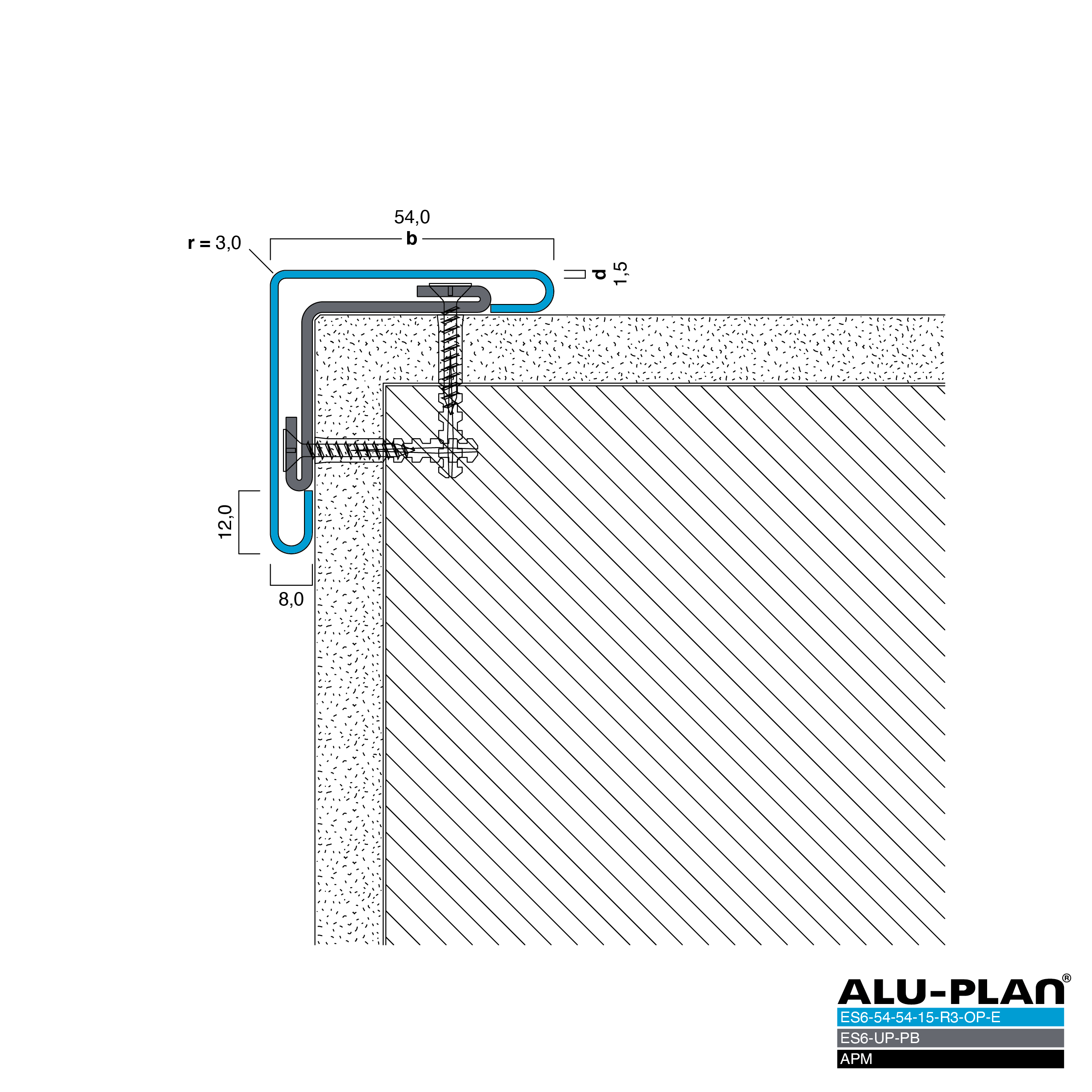 ALU-PLAN® Installation :: ES6-UP-PB-ES6-54-54-15-R3-OP-E-APM