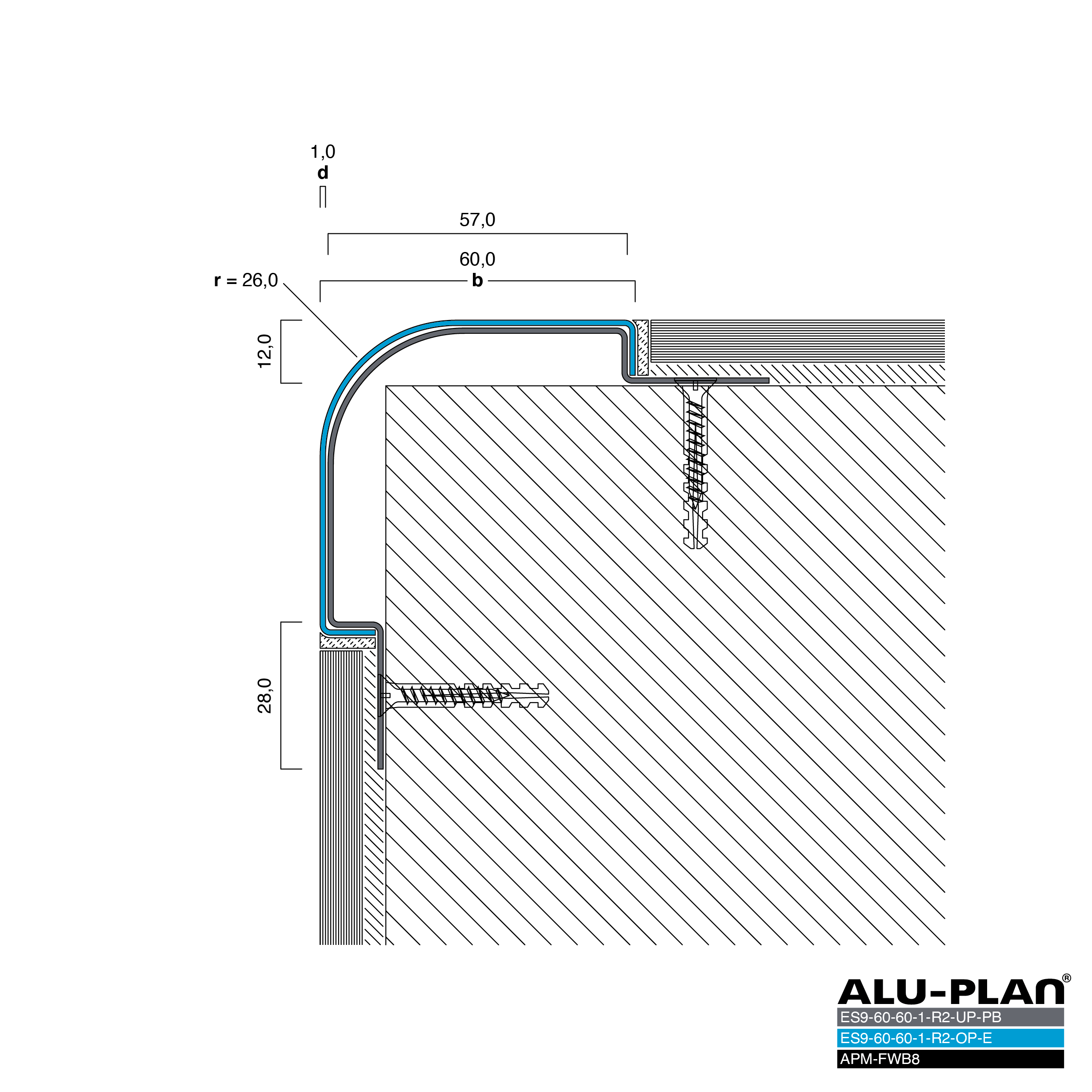ALU-PLAN® Installation :: ES9-60-60-1-R26-UP-PB-ES9-60-60-1-R26-OP-E-APM-FWB8