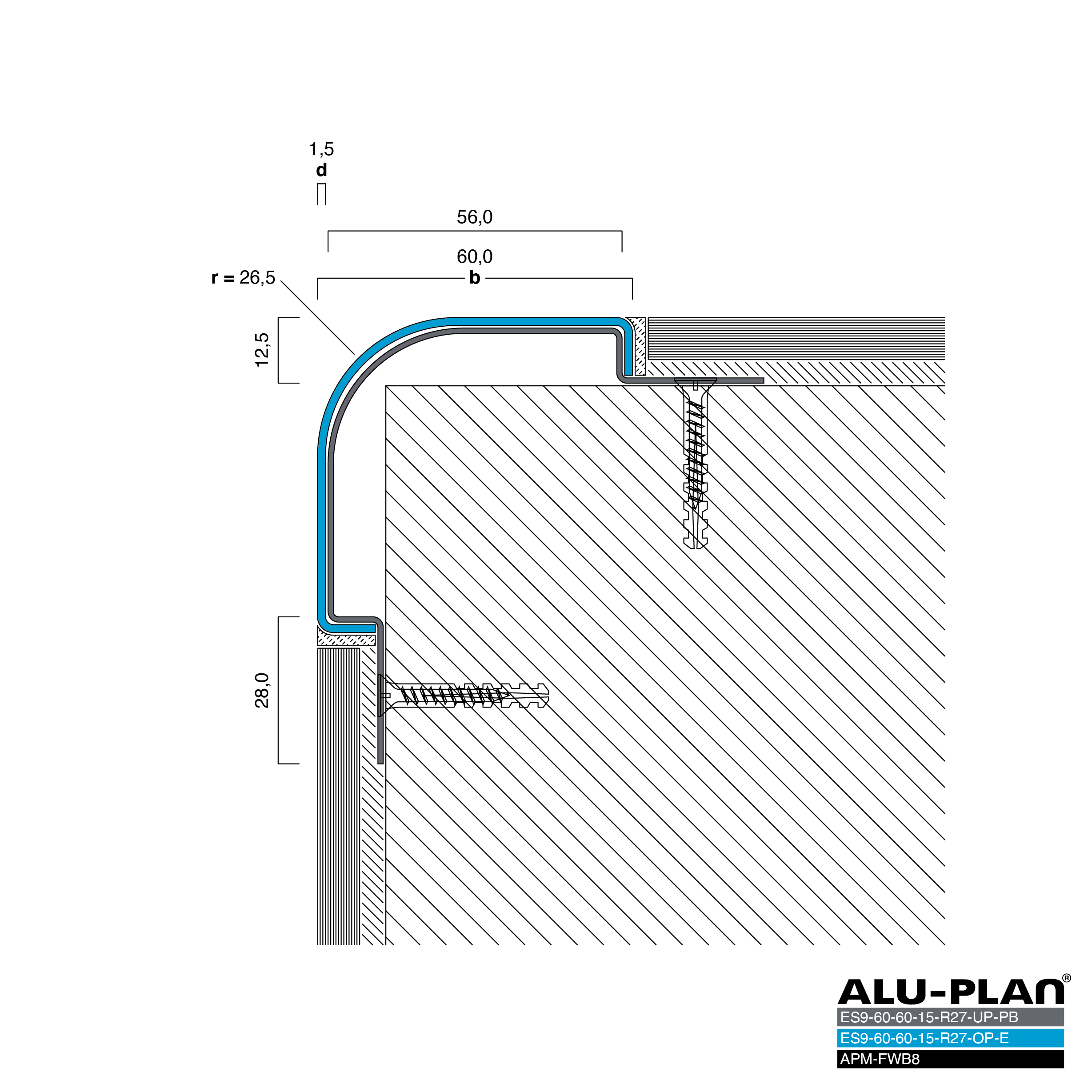 ALU-PLAN® Installation :: ES9-60-60-15-R27-UP-PB-ES9-60-60-15-R27-OP-E-APM-FWB8