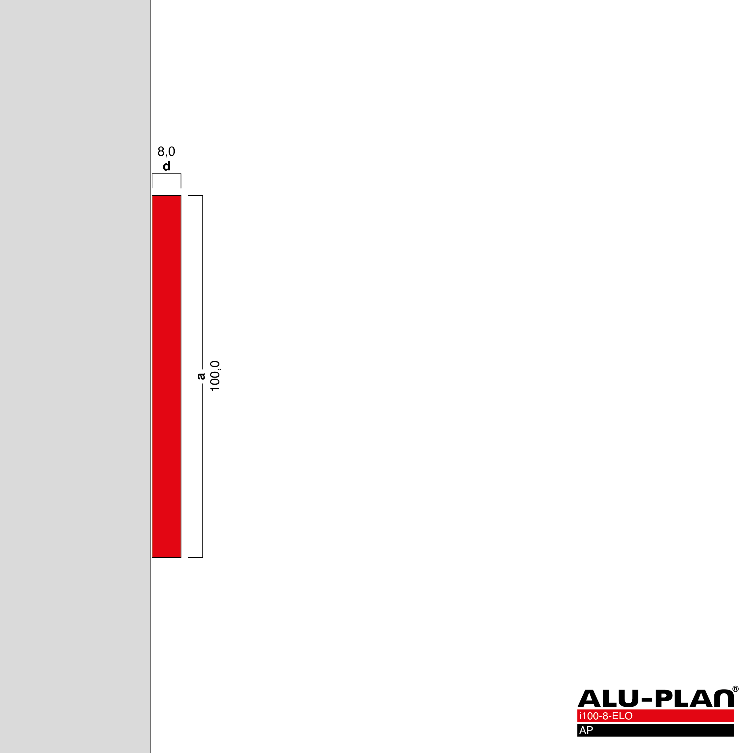 ALU-PLAN® Installation :: RA-i100-8-ELO-AP