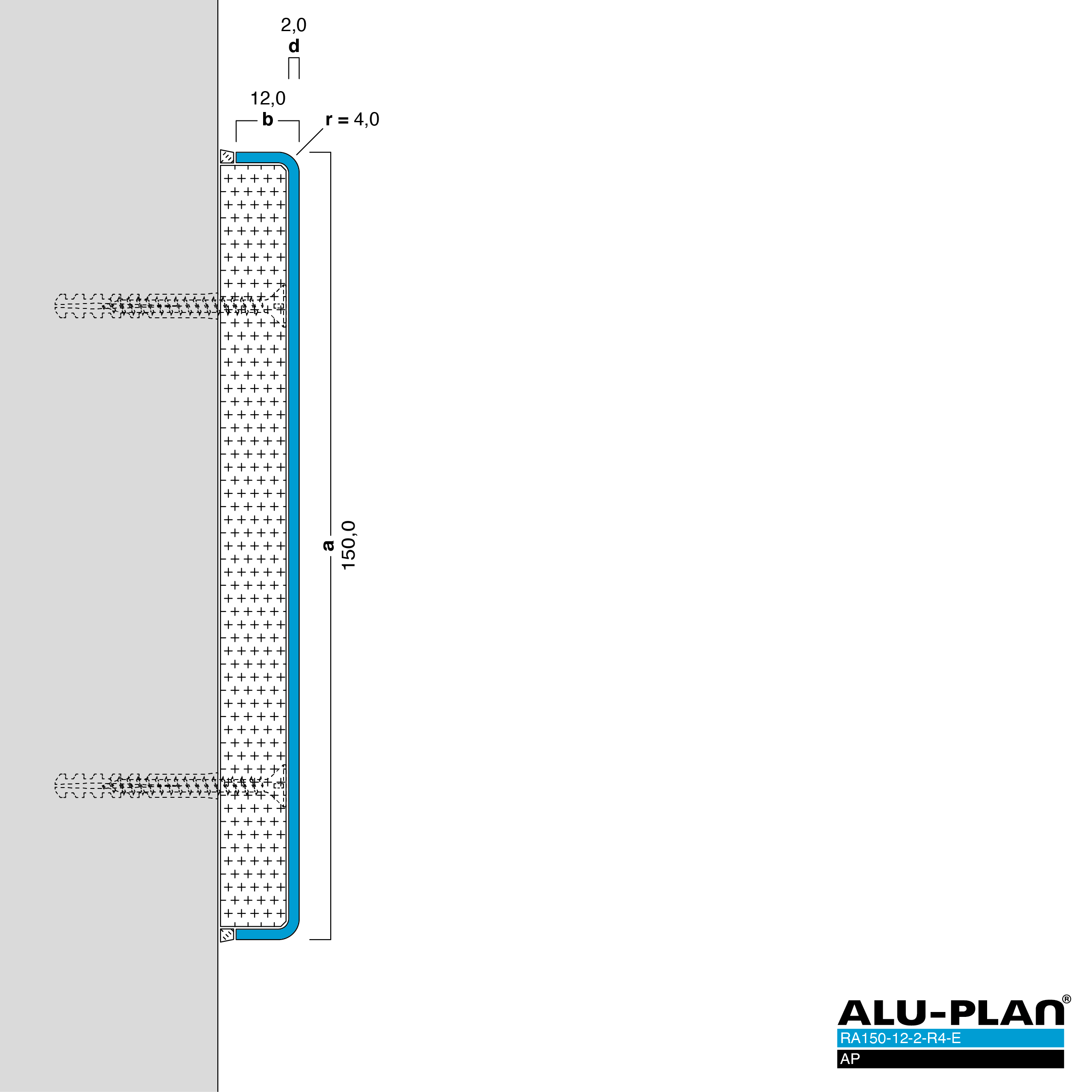 ALU-PLAN® Installation :: RA150-12-2-R4-E-AP