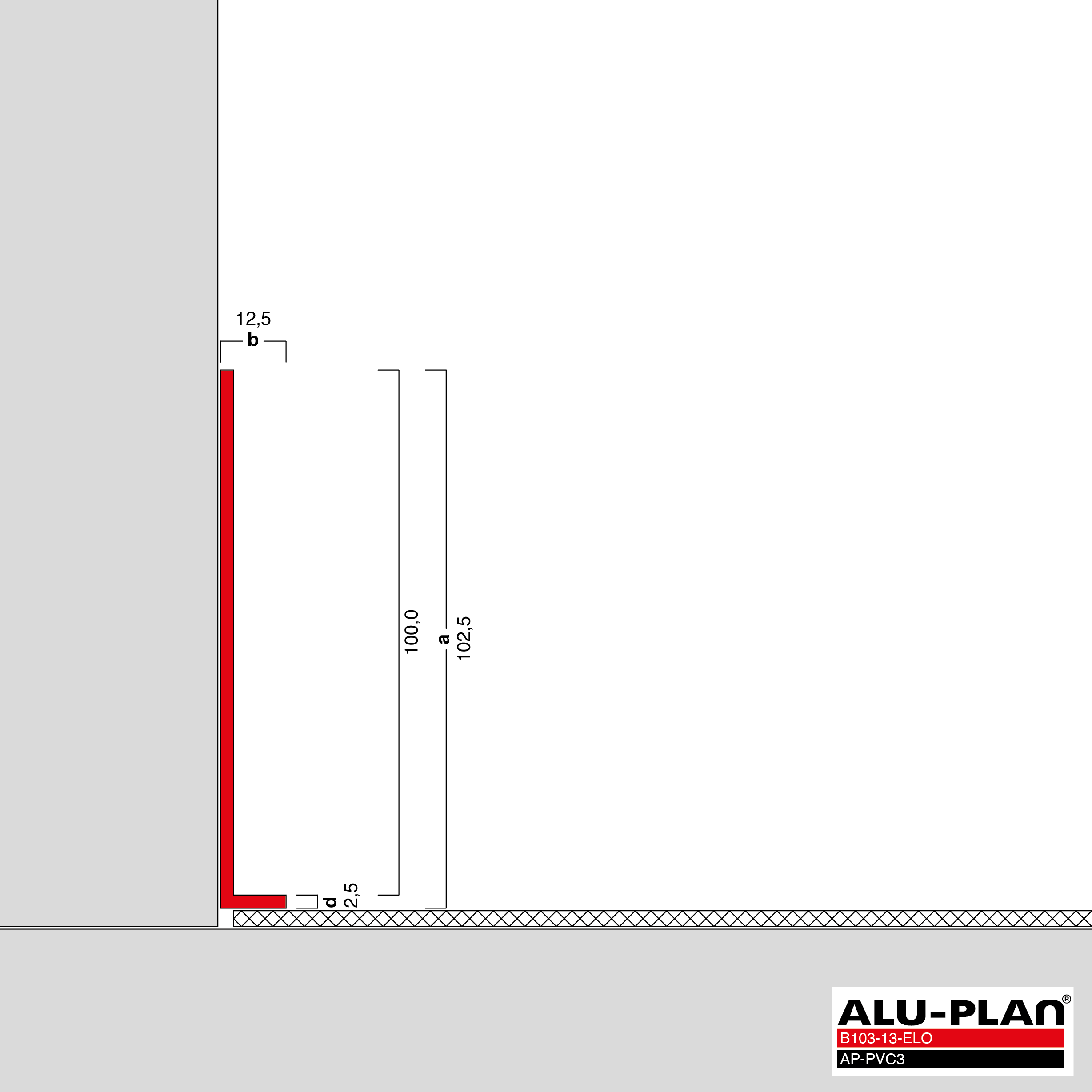 ALU-PLAN® Installation :: B103-13-ELO-AP-PVC3