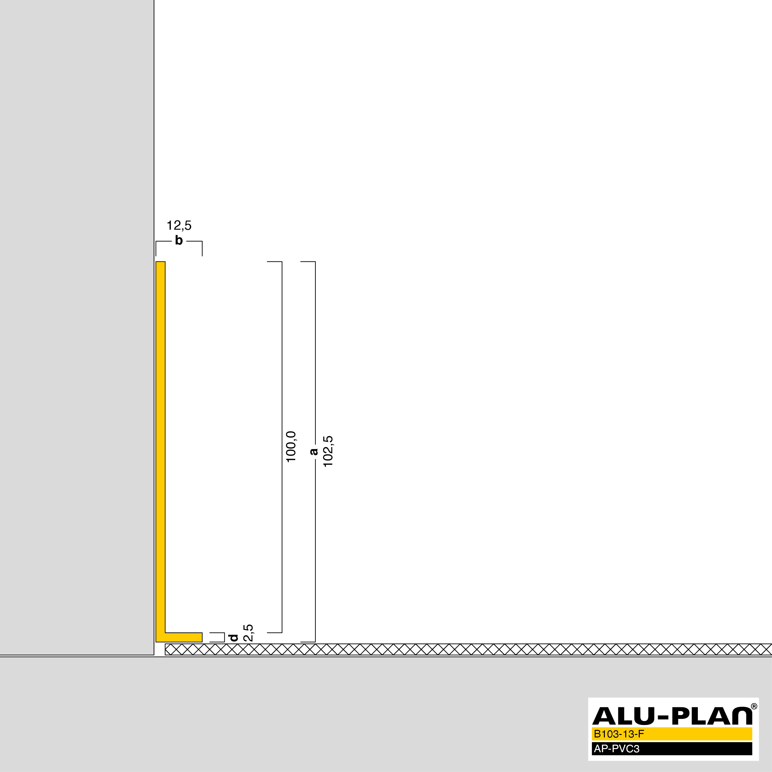 ALU-PLAN® Installation :: B103-13-F-AP-PVC3