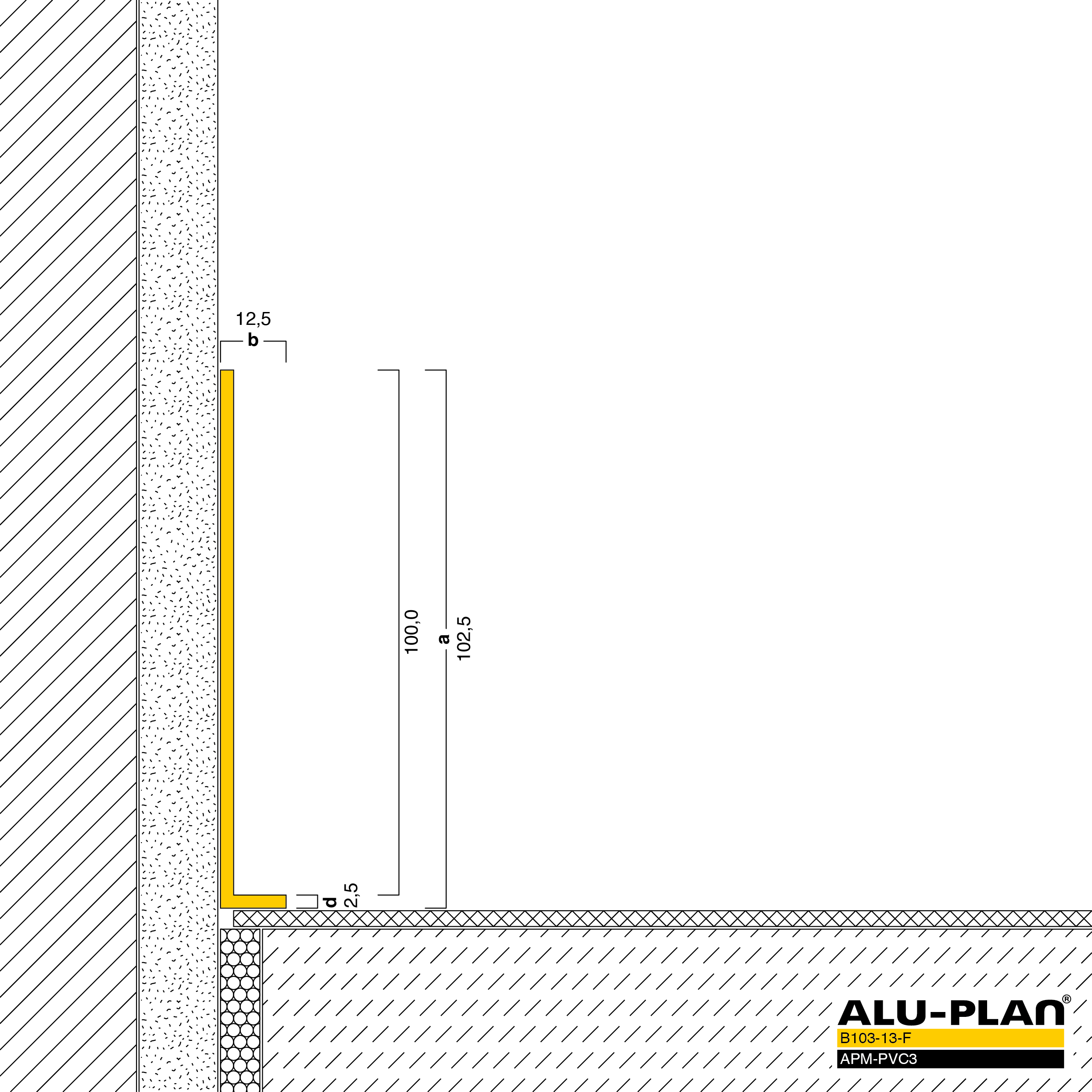 ALU-PLAN® Installation :: B103-13-F-APM-PVC3