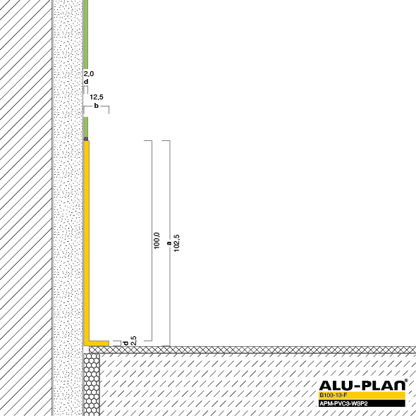 ALU-PLAN® Installation :: B103-13-F-APM-PVC3-WSP2