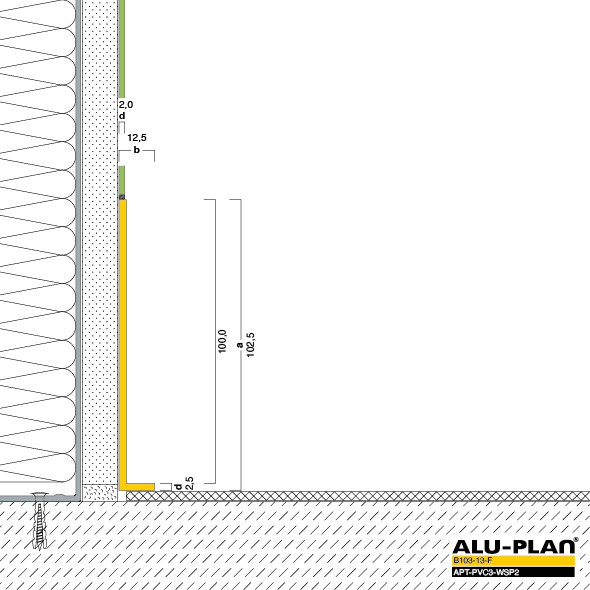 ALU-PLAN® Installation :: B103-13-F-APT-PVC3-WSP2