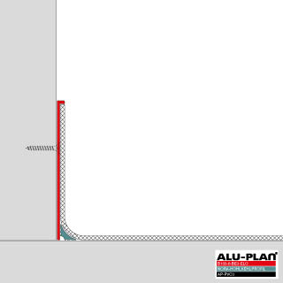 Sockelleiste B103-6-BE3-ELO mit Nora-Hohlkehlprofil