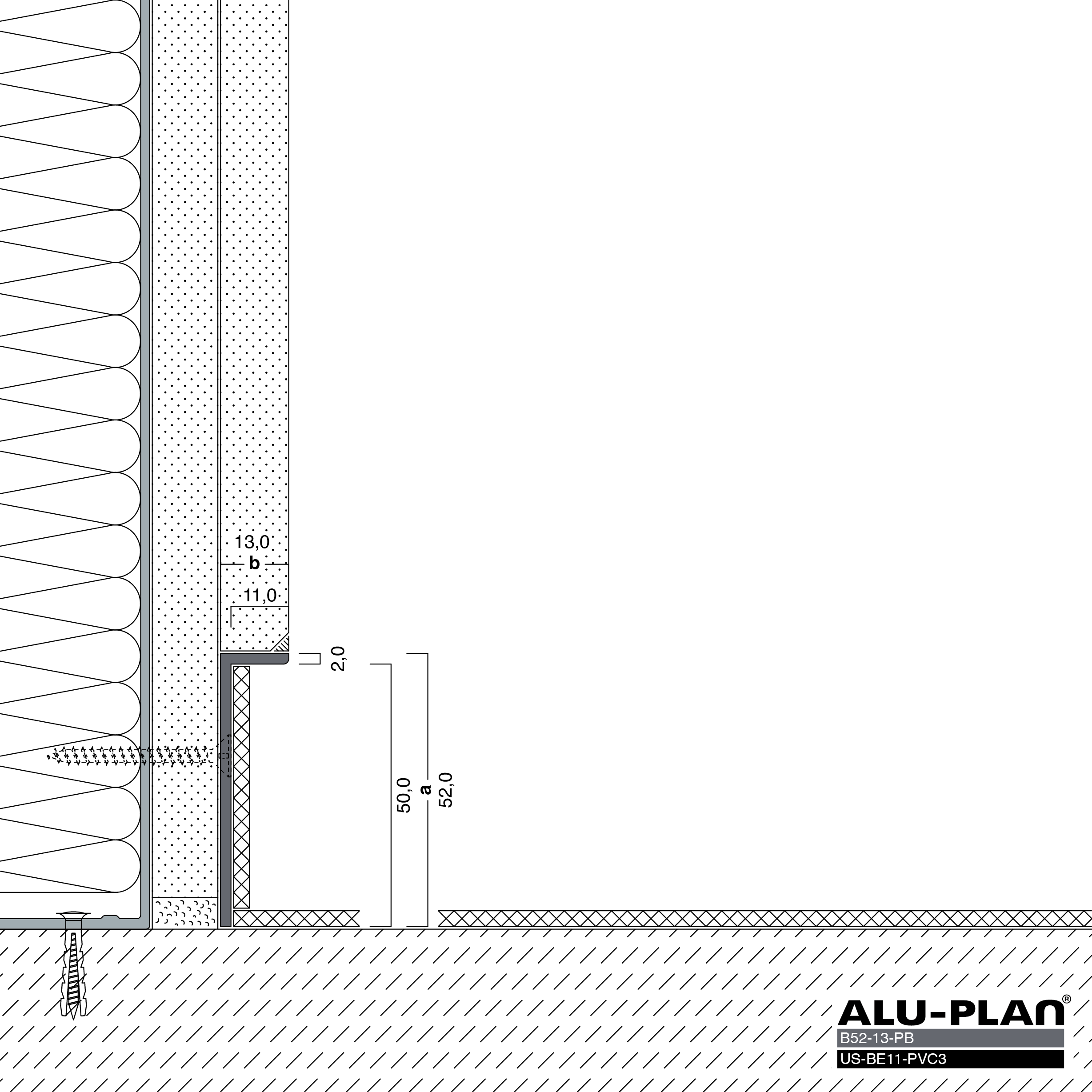 ALU-PLAN® Installation :: B52-13-PB-US-BE11-PVC3