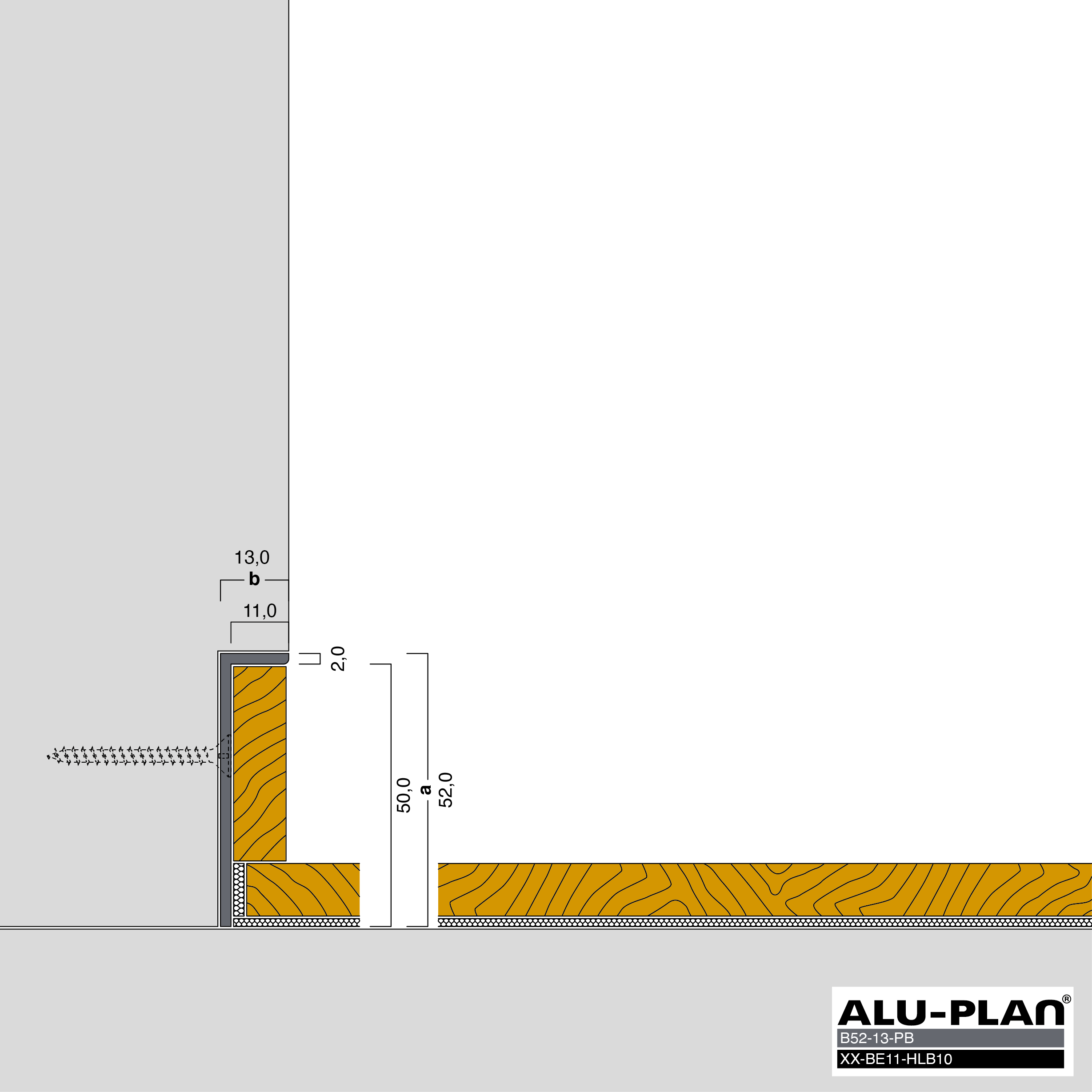 ALU-PLAN® Installation :: B52-13-PB-XX-BE11-HLB10