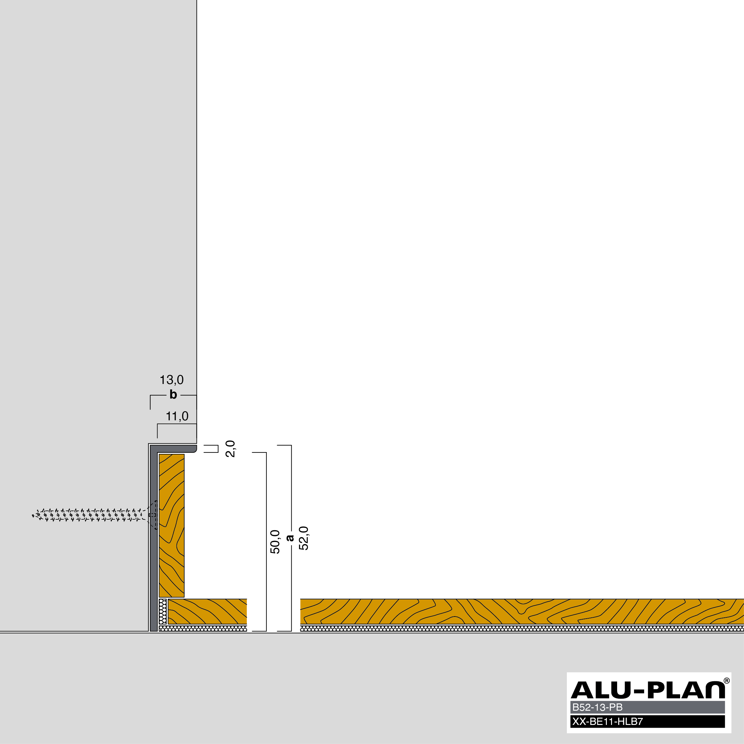 ALU-PLAN® Installation :: B52-13-PB-XX-BE11-HLB7