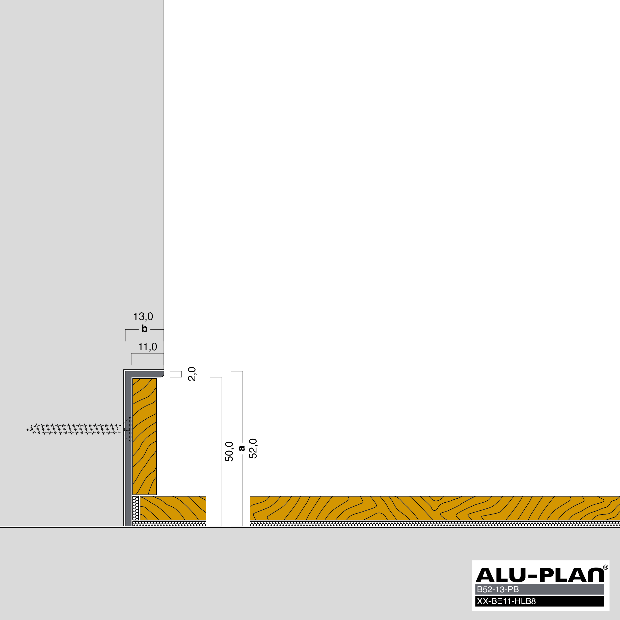 ALU-PLAN® Installation :: B52-13-PB-XX-BE11-HLB8