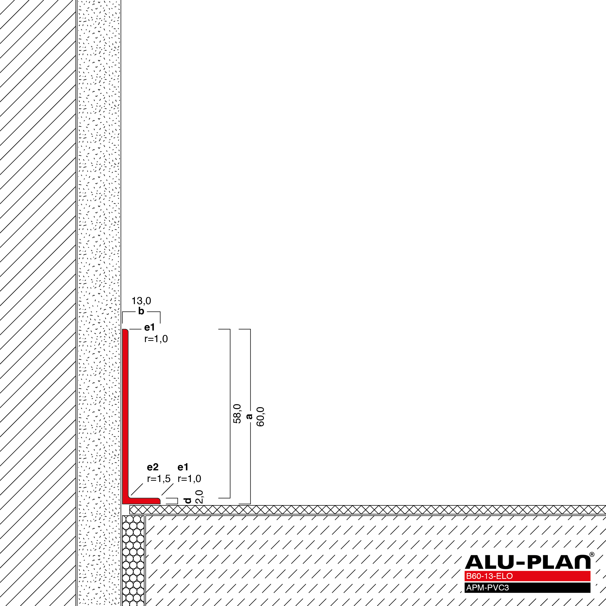 ALU-PLAN® Installation :: B60-13-ELO-APM-PVC3