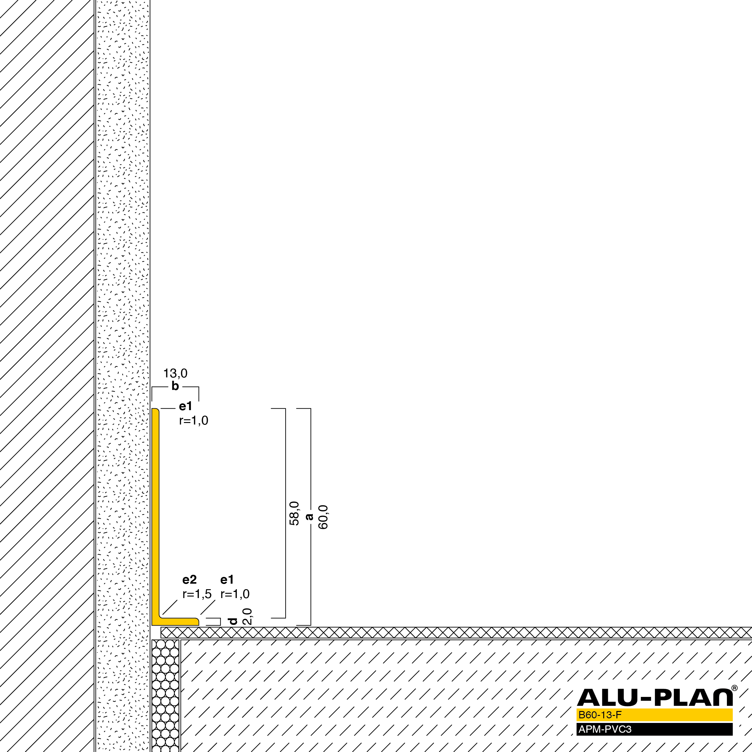 ALU-PLAN® Installation :: B60-13-F-APM-PVC3