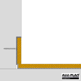 Sockelleiste B72-13-BE11-RF-PB +10mm Höhe