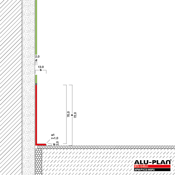 ALU-PLAN® Installation :: B72-13-ELO-APM-PVC3-WSP2