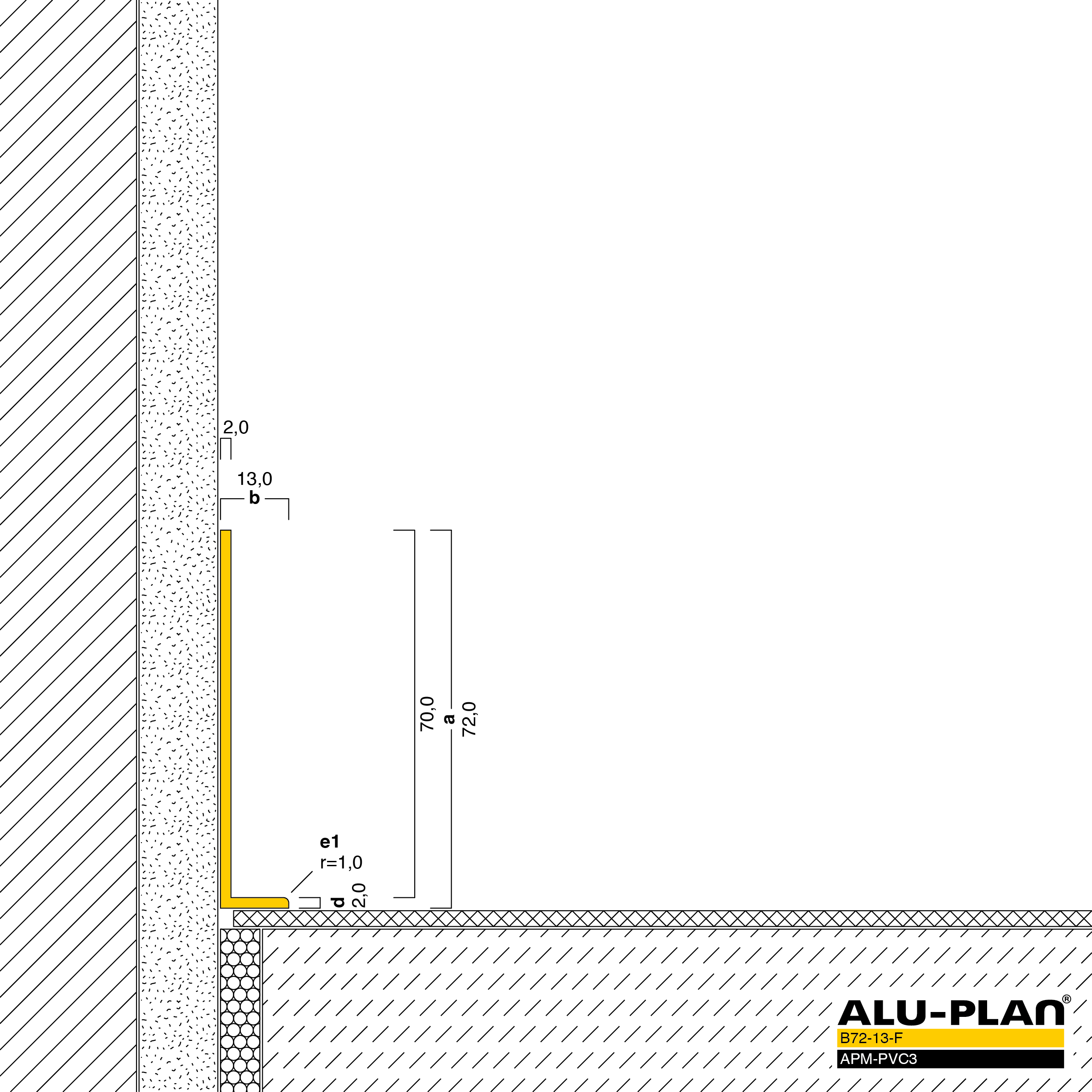 ALU-PLAN® Installation :: B72-13-F-APM-PVC3